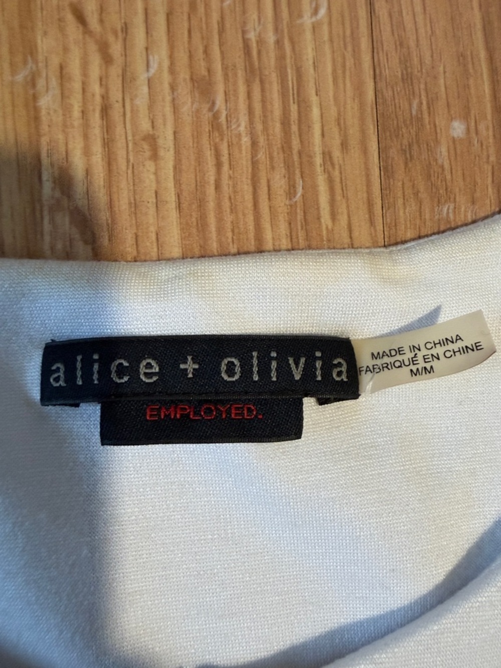Alice + Olivia 90’s Boxy Zip Up Size Medium - Picture 3 of 5